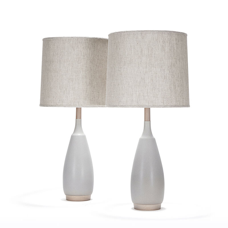 Lancaster lamp table grey top