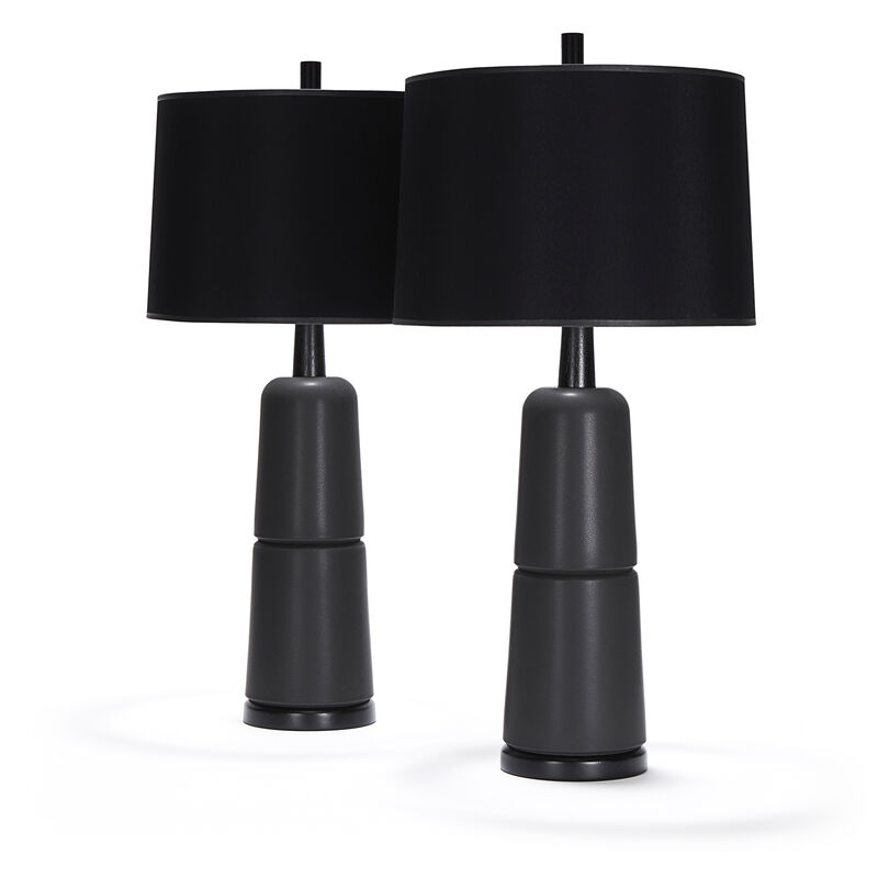 stack II pair in obsidian | Stone and Sawyer