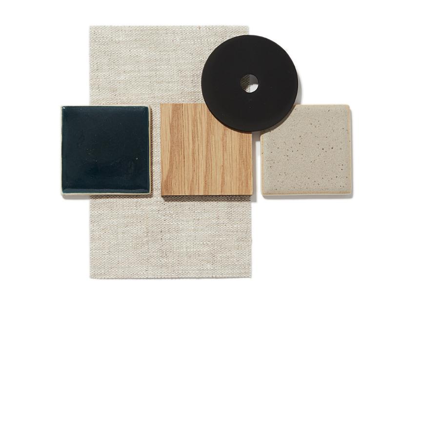 Tile, cloth and diffuser samples