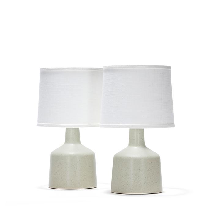 martin pair in pale green speckle