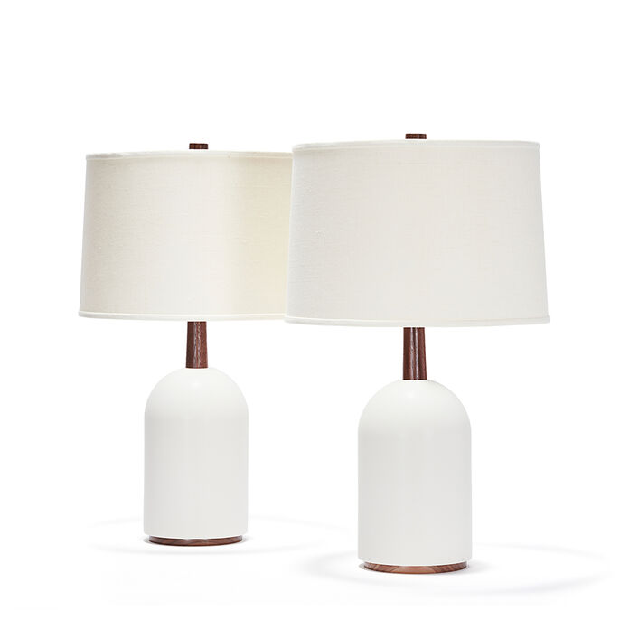 dome I pair in white quartz