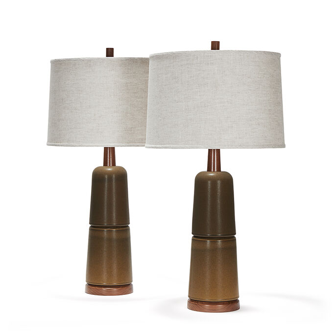 stack II pair in custom green-brown