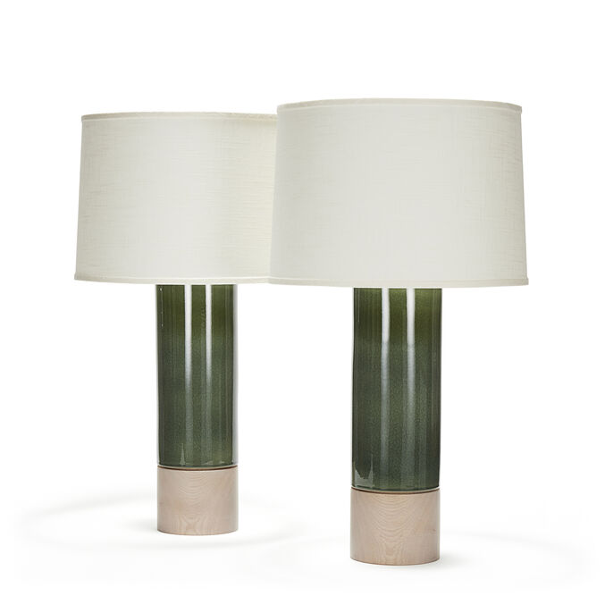 tall baxter pair in custom green
