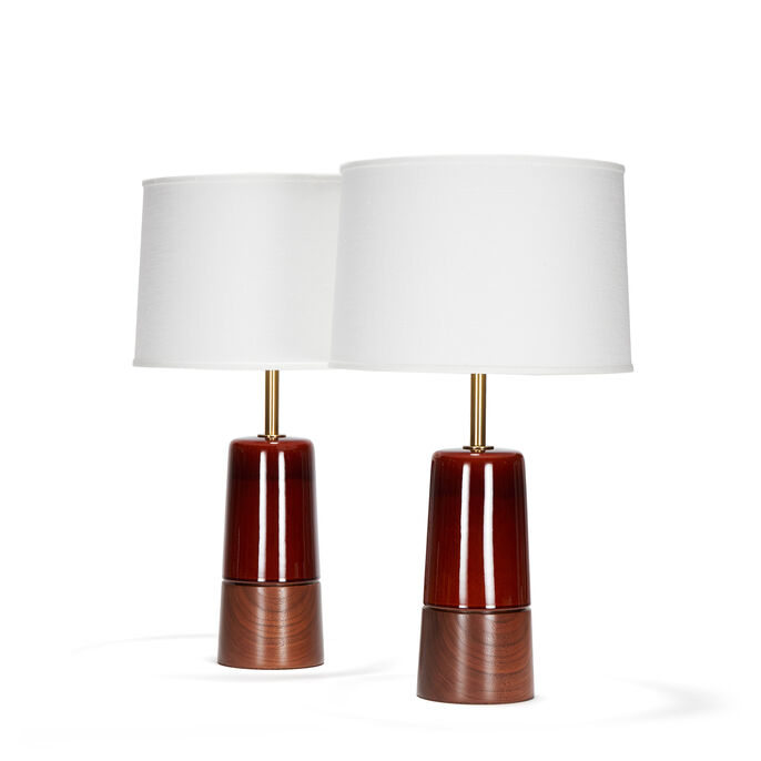 croft pair in deep amber