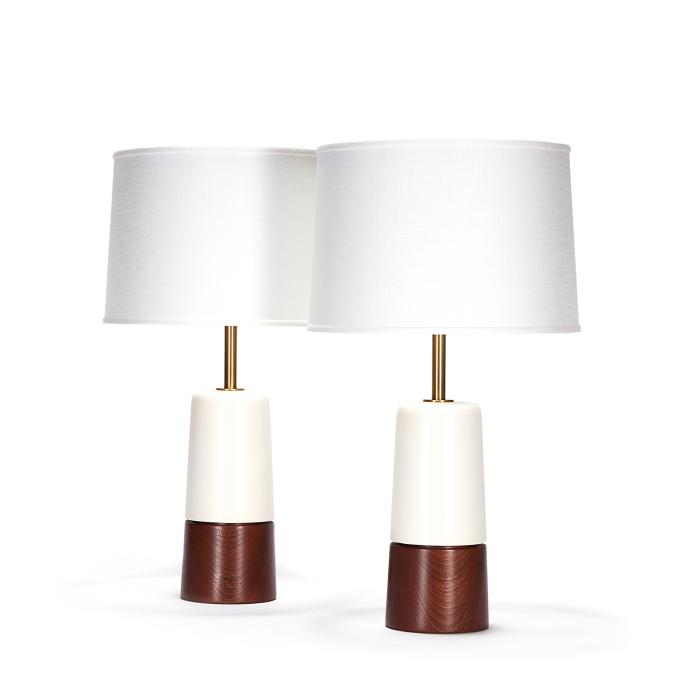 croft pair in white quartz