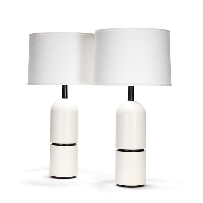 dome II pair in white quartz