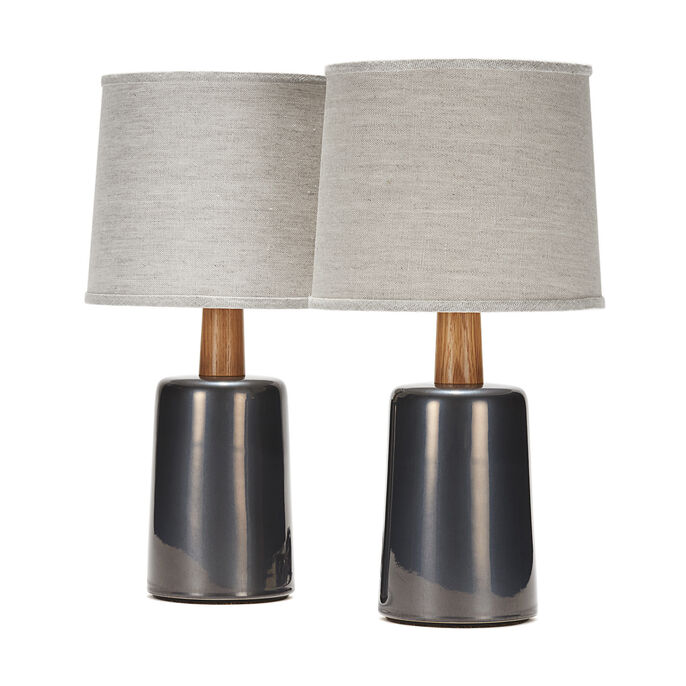 griffin pair in anthracite