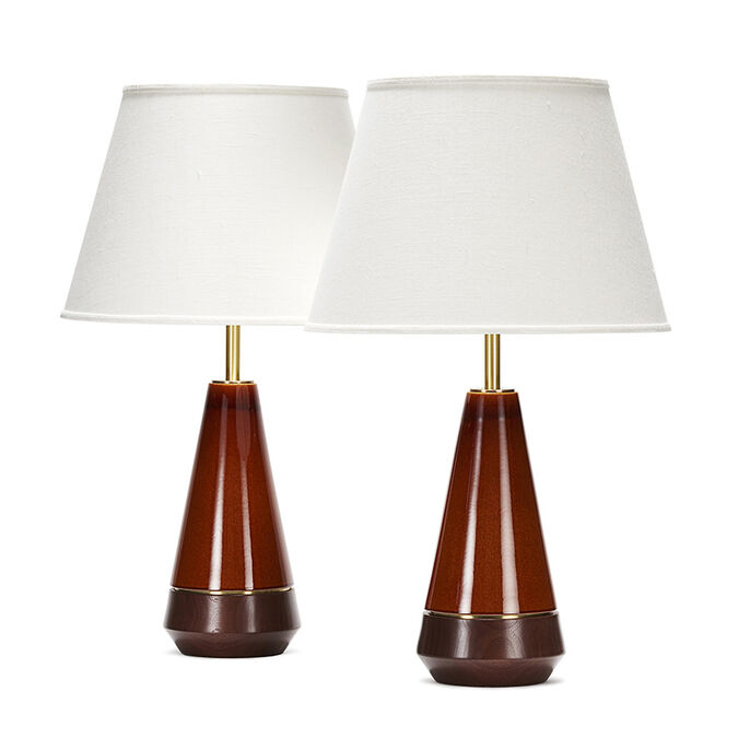 mercer pair in deep amber