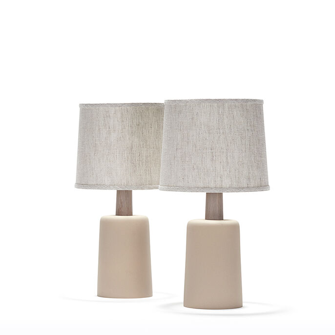 griffin pair in bone matte