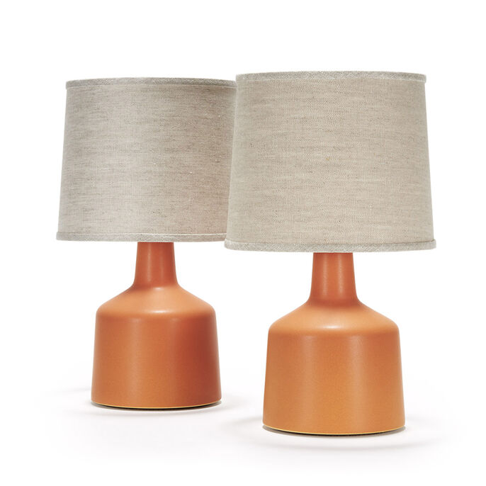 martin pair in tangerine