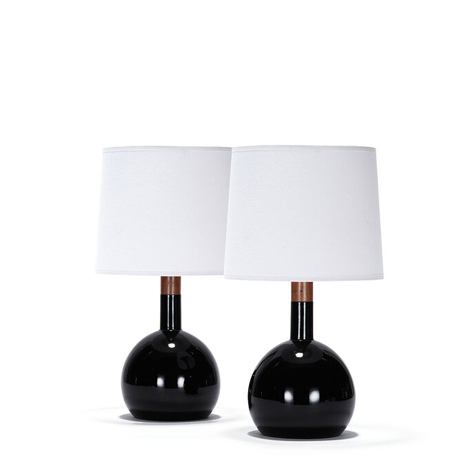 orb pair in gloss black