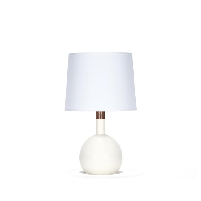 orb (White Quartz, Walnut, Gun Metal, White Fabric)