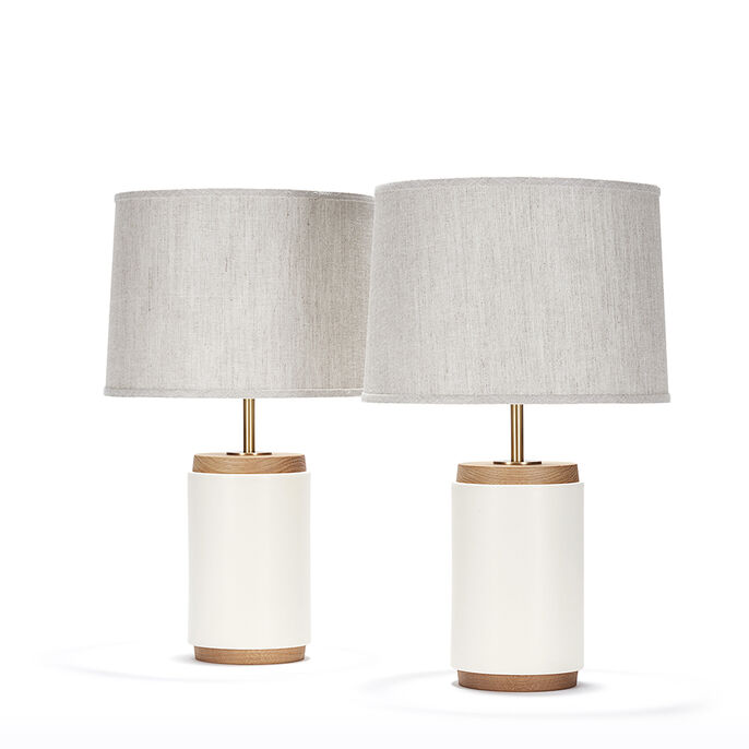 porter pair in white quartz