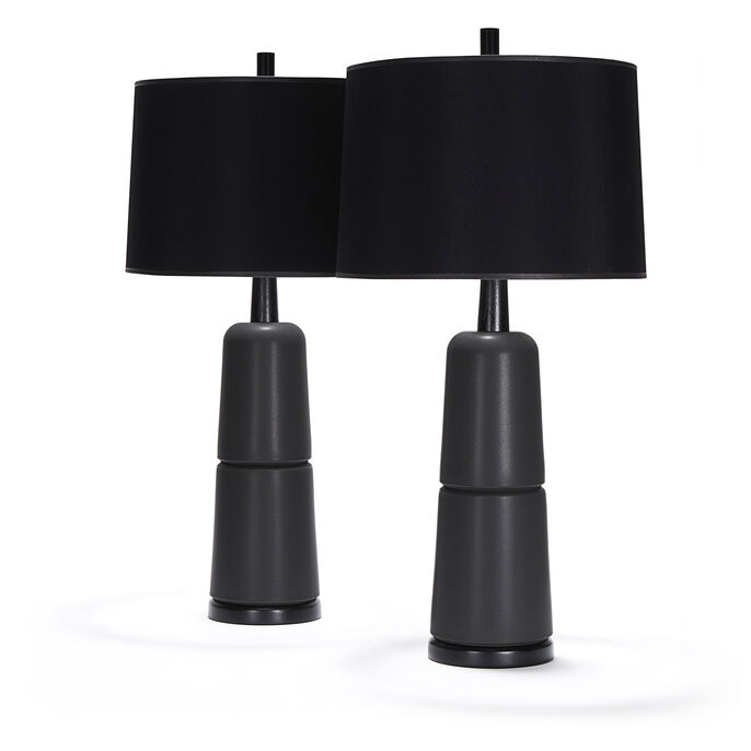 stack II pair in obsidian