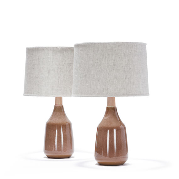cooper pair in custom light brown with speckle