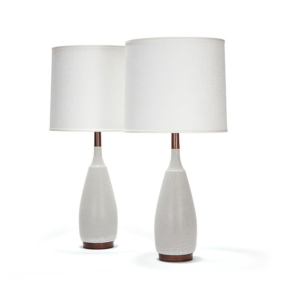 lancaster pair in crawl glaze