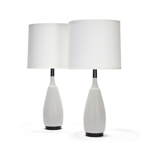 lancaster pair in crawl glaze