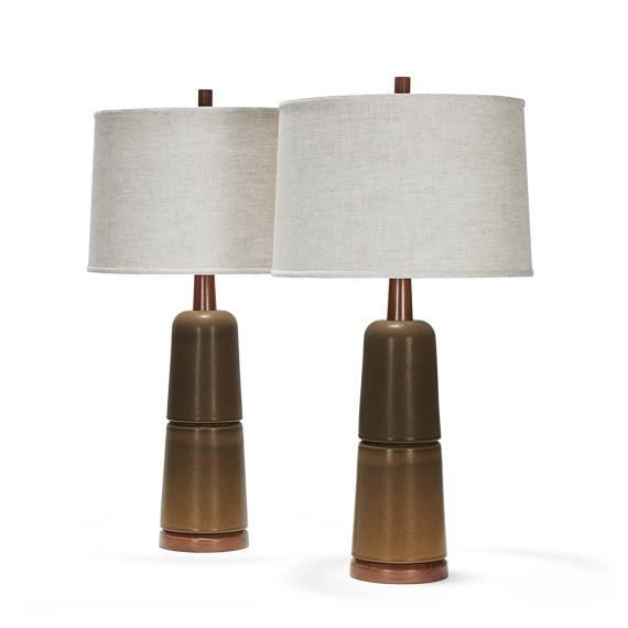 stack II pair in custom green-brown