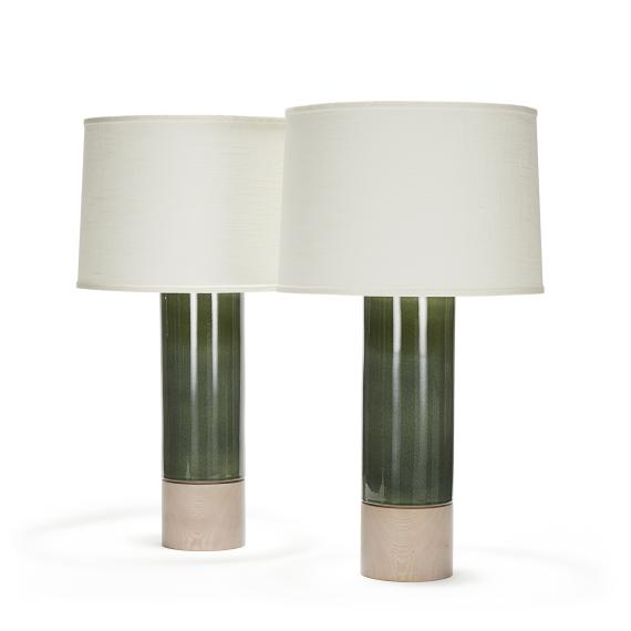 tall baxter pair in custom green