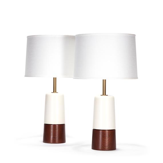 croft pair in white quartz
