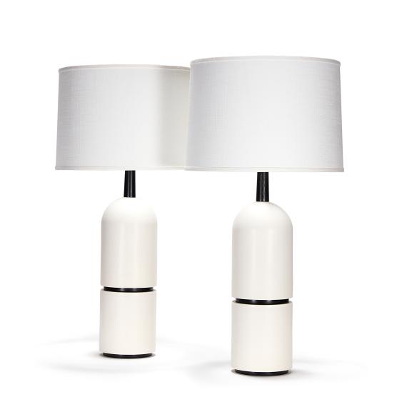 dome II pair in white quartz