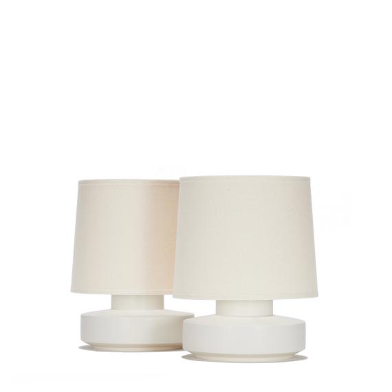 halo pair in white quartz