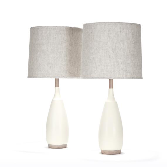 lancaster pair in white quartz