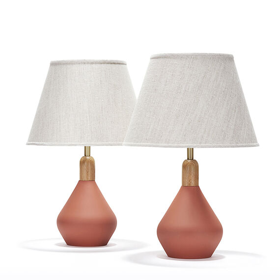 pyrus pair in clay pot matte