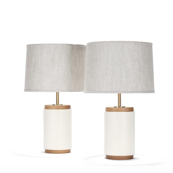 porter pair in white quartz