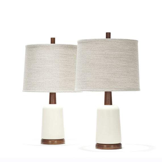 stack I pair in white quartz